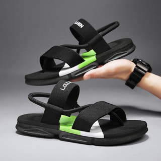 Sandals men's Dép nam mùa hè mới mặc bên ngoài chống trượt mặc dép kẹp ngón chân Giày đi biển nam bên bờ biển