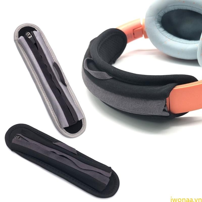 Iwo Headband Cover cho QC35 QC45 Edifier Free Pro W820NB W860NB Tai nghe Tai nghe Headband Full Closure Dây kéo Đệm