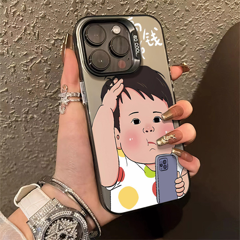 Chạm Tay Chơi Với Điện Thoại Di Động Meat Boy Tương Thích Cho IPhone X Xr Xs 15 11 12 13 14 Pro Ốp L