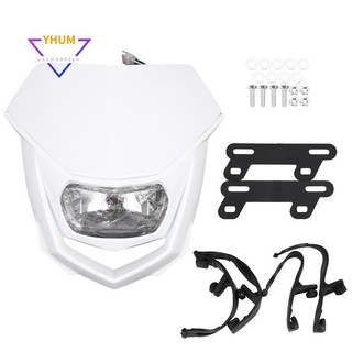 Đa năng kép thể thao xe máy đèn pha bụi bẩn xe đạp đầu đèn motocross cho xe honda xr crf 150 230 250 450