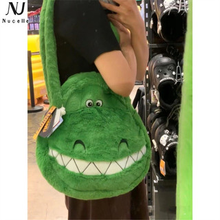 Nucelle Túi đeo vai hai mặt Huglong mới Ham Pig Câu chuyện khủng long Huglong túi xách sang trọng