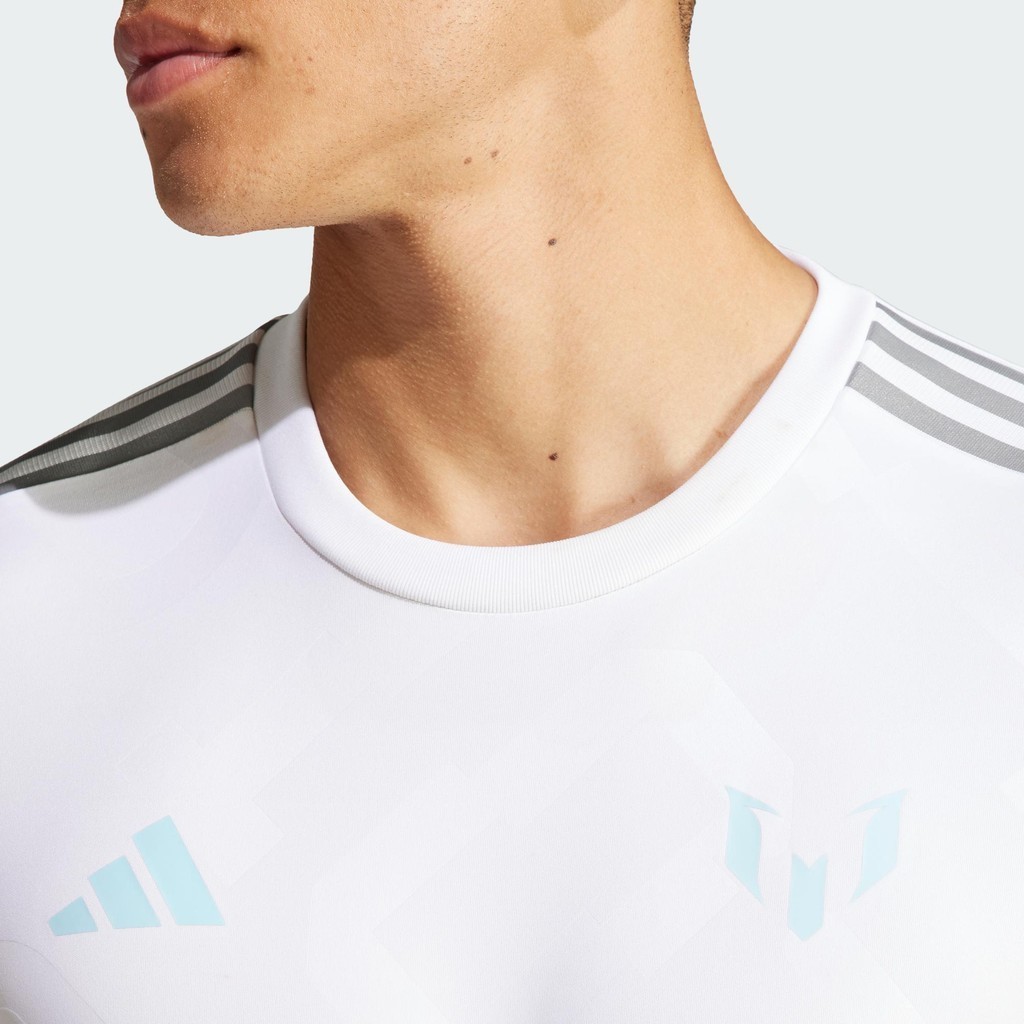 Adidas Bóng đá Áo Jersey Tập Luyện Messi Nam trắng IJ4940