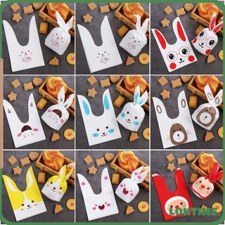 Set 10 Túi Đựng Bánh Kẹo/Quà Tặng Kiểu Dáng Tai Thỏ Xinh Xắn
