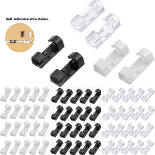 Kẹp cáp - Cố định dữ liệu sạc - Trình quản lý dây - Cuộn dây treo tường - Quản lý cáp để bàn - Giá đỡ cáp tự dính - Kẹp dây dữ liệu bằng nhựa