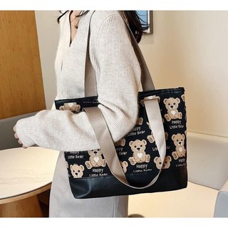 (Bán buôn-chuyên sỉ) Túi Xách Canvas HÌNH GẤU