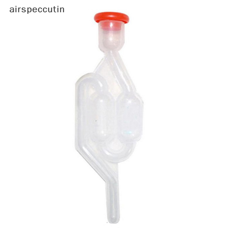 Airspecutin Rượu Lên Men Van Airlock Nhựa Một Chiều Xả Cói Bia Bia Bia Công Cụ EN