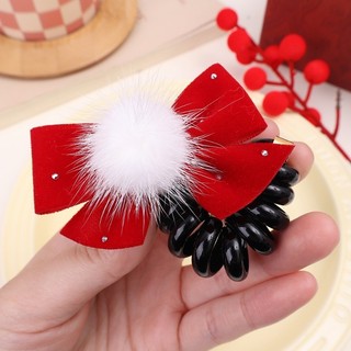 Dây Buộc Tóc Nơ Pompom