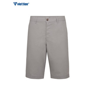 Quần short khaki VIETTIEN SMART CASUAL vải cotton phom regular - 6S8148CRY/SKLI