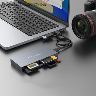 Đầu đọc thẻ CFexpress Type B / CF / XD / MS / SD / TF Type-C USB 3.2 Gen2 10Gbps