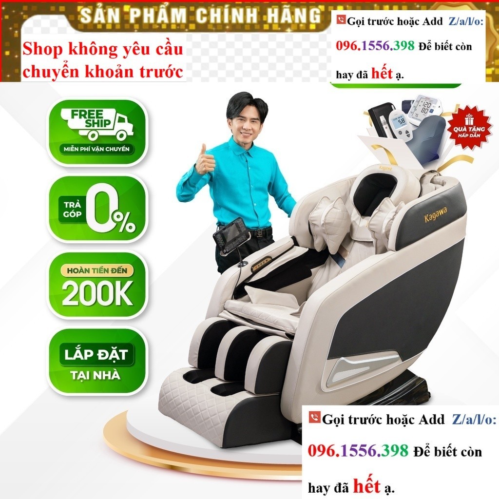 SALE Ghế massage toàn thân KAGAWA K28
