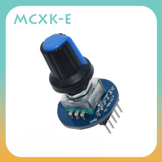 Mô-đun mã hóa quay cho phát triển cảm biến gạch Arduino Âm thanh tròn Xoay điện áp Núm nắp EC11