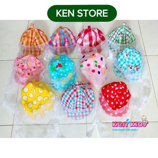 Nón/ mũ có khăn voan bé trai bé gái - nhiều màu KEN STORE