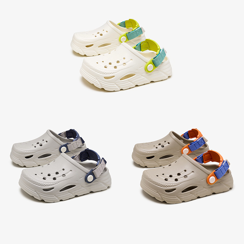 Cheerful Mario 18-24cm dép sục cho trẻ em & người lớn thẻ mario thời trang dép cross Điều Chỉnh velc