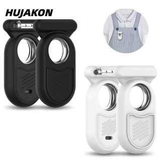 Giá đỡ silicon ẩn HUJAKON, Bộ theo dõi bảo vệ theo dõi có chốt vô hình, Vỏ silicon mềm ẩn Pin cho Galaxy SmartTag 2