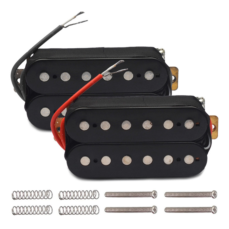 Humbucker 6 Dây Đàn Guitar Điện Pickup Cuộn Dây Đôi Humbucker Đàn Guitar Điện Pickup Cầu Hoặc Cổ Pic
