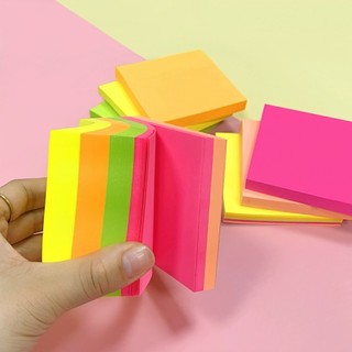 Tập 100 tờ giấy note ghi chú dày mịn sticky note, 7650mm/76*100mm - feta