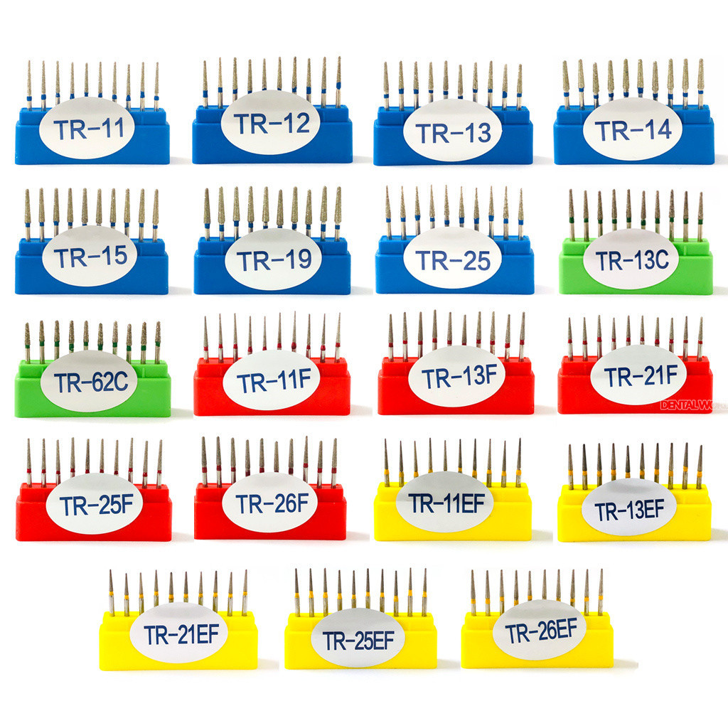 【In stock】Hộp 10 Mũi Mài Đánh Bóng Răng 1.6mm Chất Lượng Cao