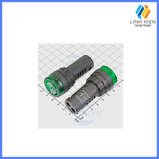 [Có sẵn] Đèn báo có còi phi 16mm AD16-22SM Màu vàng