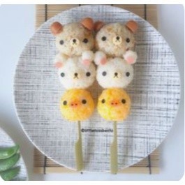 50 Cây Xiên Gỗ Lá Cờ 20cm