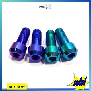Ốc titan gr5 6li20 đầu trụ giá 1 con trang trí làm đẹp xe Exciter Winner Sirius...
