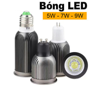  Bóng Led rọi chiếu điểm 220V Đui xoáy E27 công suất 3W 5W 7W 9W 12W 