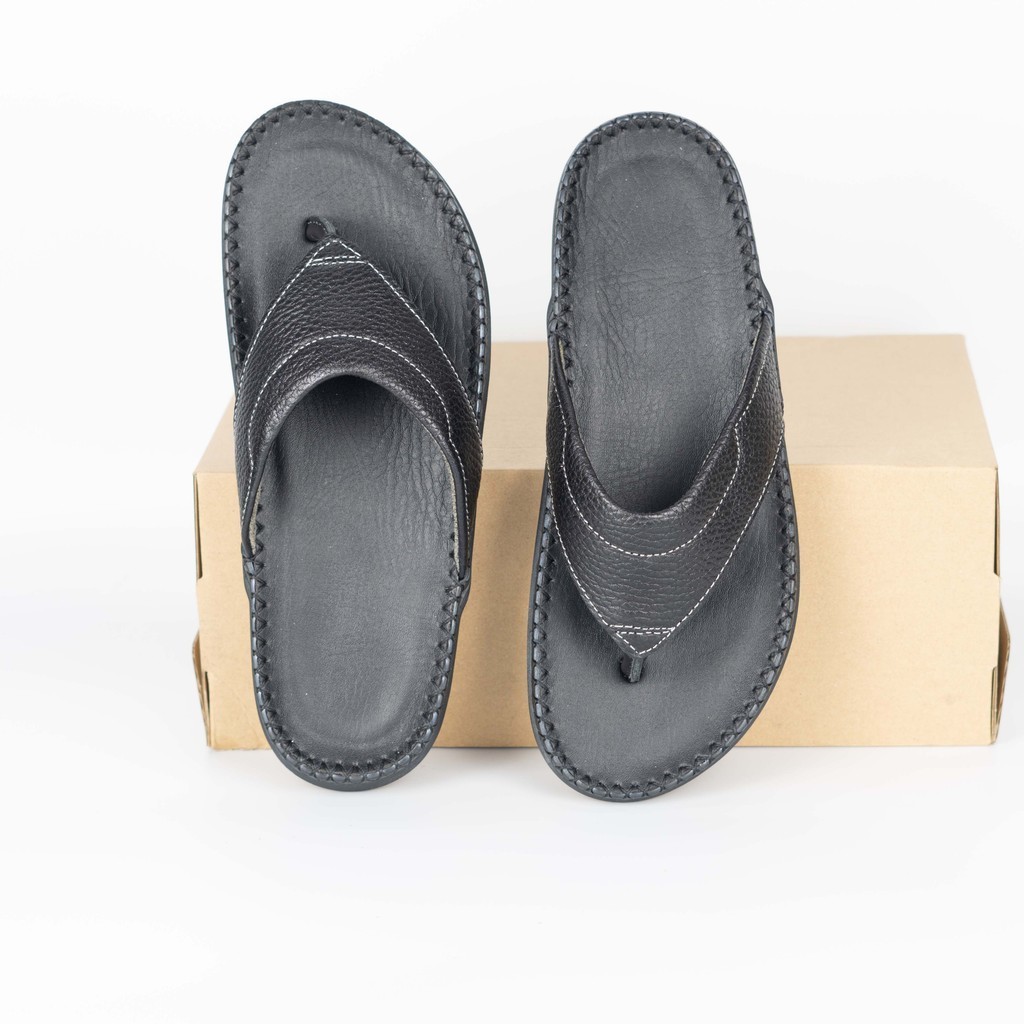 Dép Doc Tờ kẹp Hắc Bạch Halita, đế nhẹ , mặt da mang êm chân