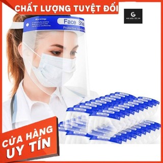 Kính Chống Dịch Tấm Chắn Giọt Bắn Face Shield Mặt Nạ Bảo Hộ NEO Phòng Chống Bụi Và Vi Khuẩn Nhựa Mika Trong Suốt