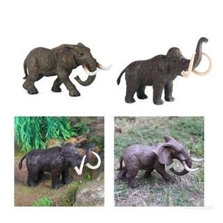 Cô Đơn Mô Phỏng Voi Thu Nhỏ Mammoth Mô Hình Hình Nhà Chơi Bố Trí Đồ Chơi Giảng Dạy