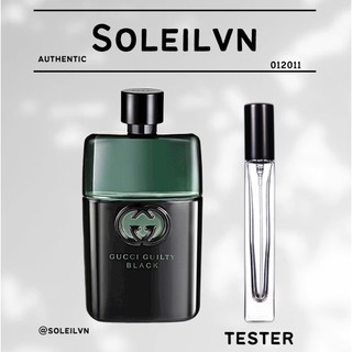 - nước hoa gu.cci guilty black pour homme test 5ml/10ml/20ml
