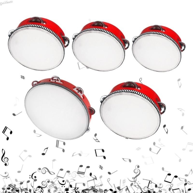 Trống đơn GB Trống Tambourine cầm tay Trống Tambourine dành cho người lớn Bộ gõ cho bữa tiệc đồ chơi giáo dục âm nhạc