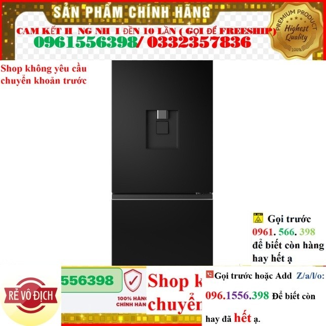 Tủ lạnh Panasonic Inverter 300 lít NR-BV331GPKV - Hai cánh, ngăn đá dưới | -bona prezo