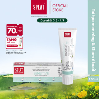 Kem Đánh Răng Giảm Ê Buốt SPLAT Sensitive Professional Giúp Giảm Ê Buốt, Phục Hồi Men Răng Hiệu Quả 100ml