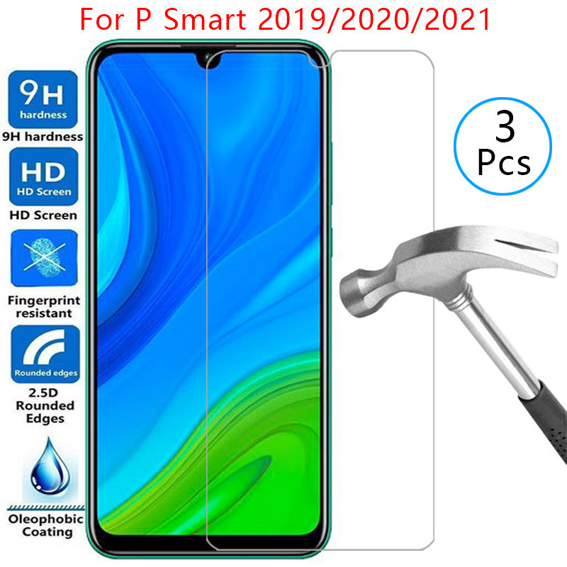 Ốp Lưng Cho Huawei p Smart 2019 2020 2021 Kính Cường Lực Trên PSMARTS MIỄN PHÍ ĐIỆN THOẠI Coque Túi 