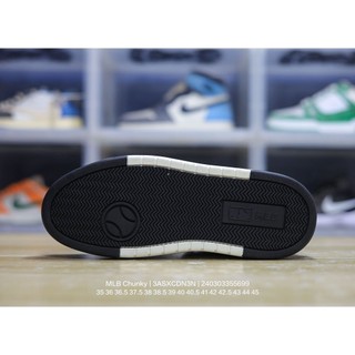 COD  GIÀY MLB CHUNKY LINER STRAP MONO Xám Trắng Chuẩn AUTH Bao Check /