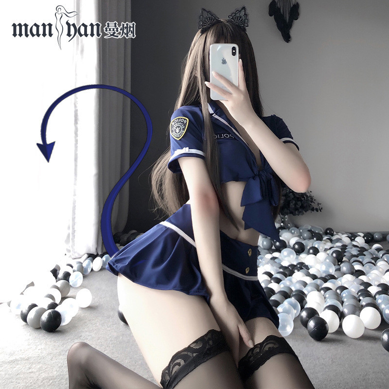 Cosplay Cảnh Sát Quyến Rũ Nóng Bỏng 2 Màu Trắng Xanh CP48-1 CICI BONITA HCM | BigBuy360 - bigbuy360.vn