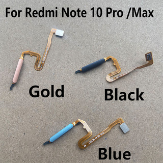 Cảm biến vân tay mới cho Xiaomi Redmi Note 10 PRO Nút Home Menu Touch ID Scanner Ribbon Connector Flex Cable MAX