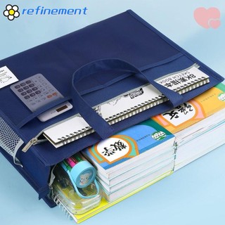 Túi lưu trữ tranh vẽ, Túi sách cầm tay có dây kéo A3, Túi đựng hồ sơ 8k dày đa chức năng Đồ dùng văn phòng trường học