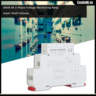 Readygo grv8-04 rơle giám sát điện áp 3 pha trình tự bảo vệ lỗi m460