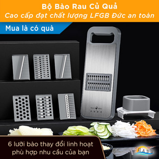 Bộ Nạo Rau Củ Quả Đa Năng Bào Sợi 6 In 1 Inox Cao Cấp Đạt Chất Lượng LFGB Đức SSGP