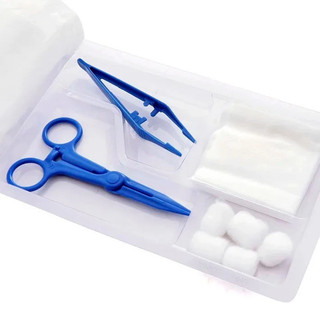 Bộ KIT thay băng Chăm Sóc Vết Thương Gồm 5 Chi Tiết Thiết Kế Nhỏ Gọn, Tiện Lợi dùng 1 lần