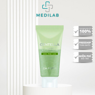 Gel Tẩy Tế Bào Chết Chiết Xuất Rau Má Dr.Pepti Centella Turnover Soft Peeling Gel 30ml