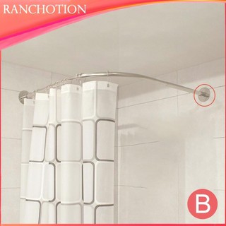 Thanh treo rèm tắm hình chữ L bền bỉ cho phòng tắm 70-95 X Góc cực 70-95CM