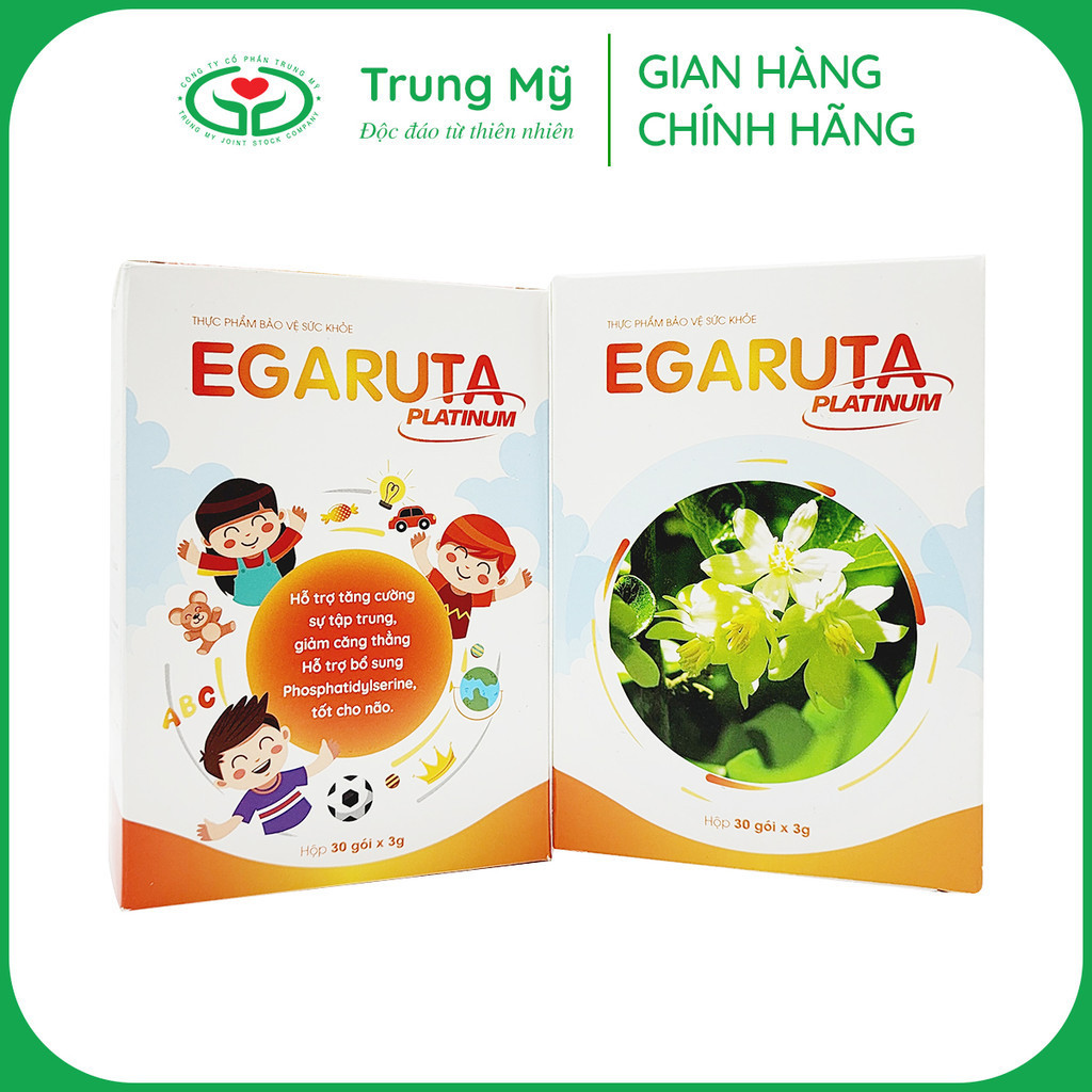 ✔️️️ [Tặng cẩm nang] Combo 2 hộp cốm Egaruta Platinum giúp trẻ học tốt, cải thiện ghi nhớ, tăng tập 