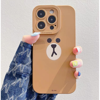 Ốp lưng basic camera nổi - bear rabbit & duck - bear - vn074