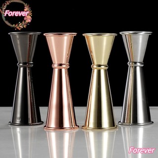 Ly hai đầu cho bartender phong cách Nhật Bản để làm đồ uống bằng thép không gỉ/ nhiều màu