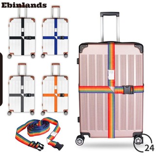 Ebinlands khóa hành lý dây đeo chéo có thể điều chỉnh tên nhãn dán phụ kiện vali du lịch