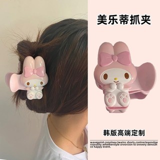 Kẹp tóc cho chó quế disney kuromi giai điệu kẹp tóc cá mập lớn kẹp tóc ba chiều dễ thương