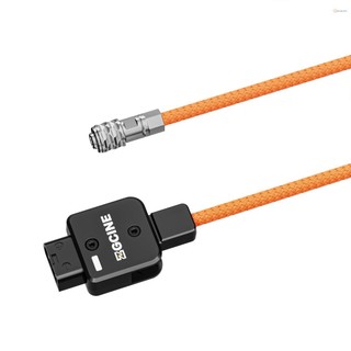 Cáp nguồn ZGCINE DT-BMD D-Tap sang 2 chân BMPCC Chiều dài 60cm 180°Xoay được với dây bện Tương thích với máy ảnh Blackmagic Pocket Cinema Pin 4K / 6K V-mount Macen-4.2