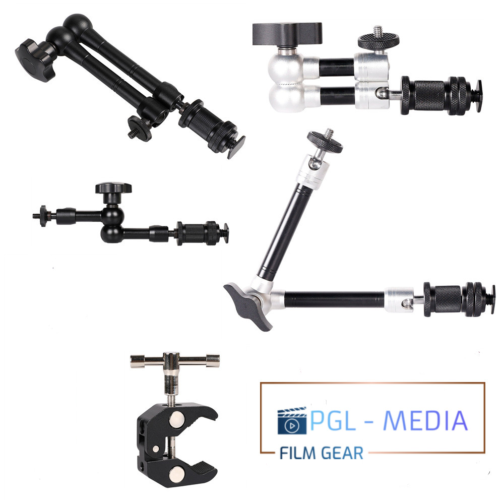 Tay ma thuật magic arm dài 7-11 INCH, Kẹp càng cua. Phụ kiện quay phim