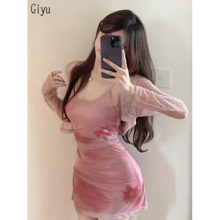 Giyu váy Đầm váy nữ body đầm Xu hướng Cute phổ biến Hàn Phong WSQ24409EV 15Z240410